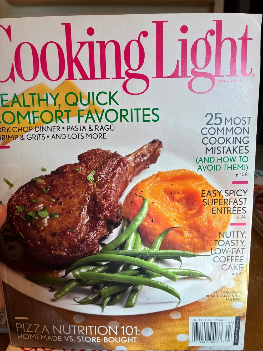 Lot of four vintage Cooking Light Magazines